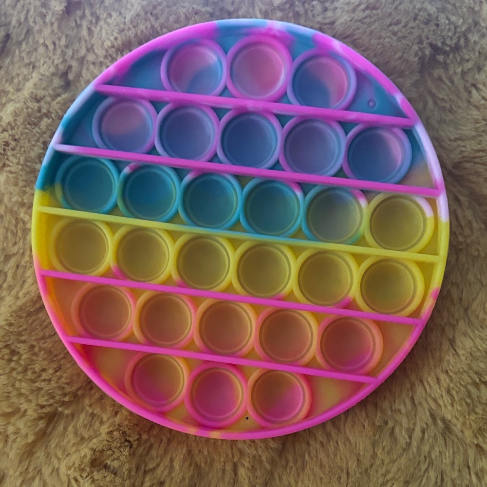 Pop It Fidget Toy Rainbow Small